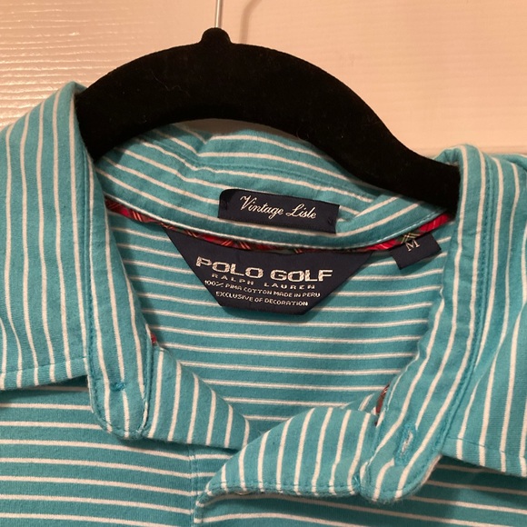 Ralph Lauren Short Sleeve Teal Polo Men Size M - Picture 3 of 3